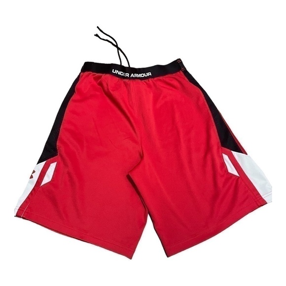 🔴🔳🖤 Under Armour Men's Loose Fit Athletic Shorts - Lg. - Picture 4 of 4